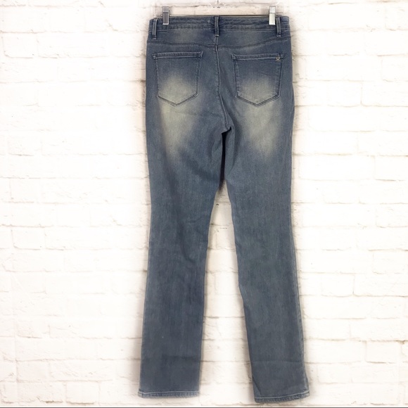 Kardashian Kim Curvy Straight Distressed Jeans 10 - Picture 4 of 8